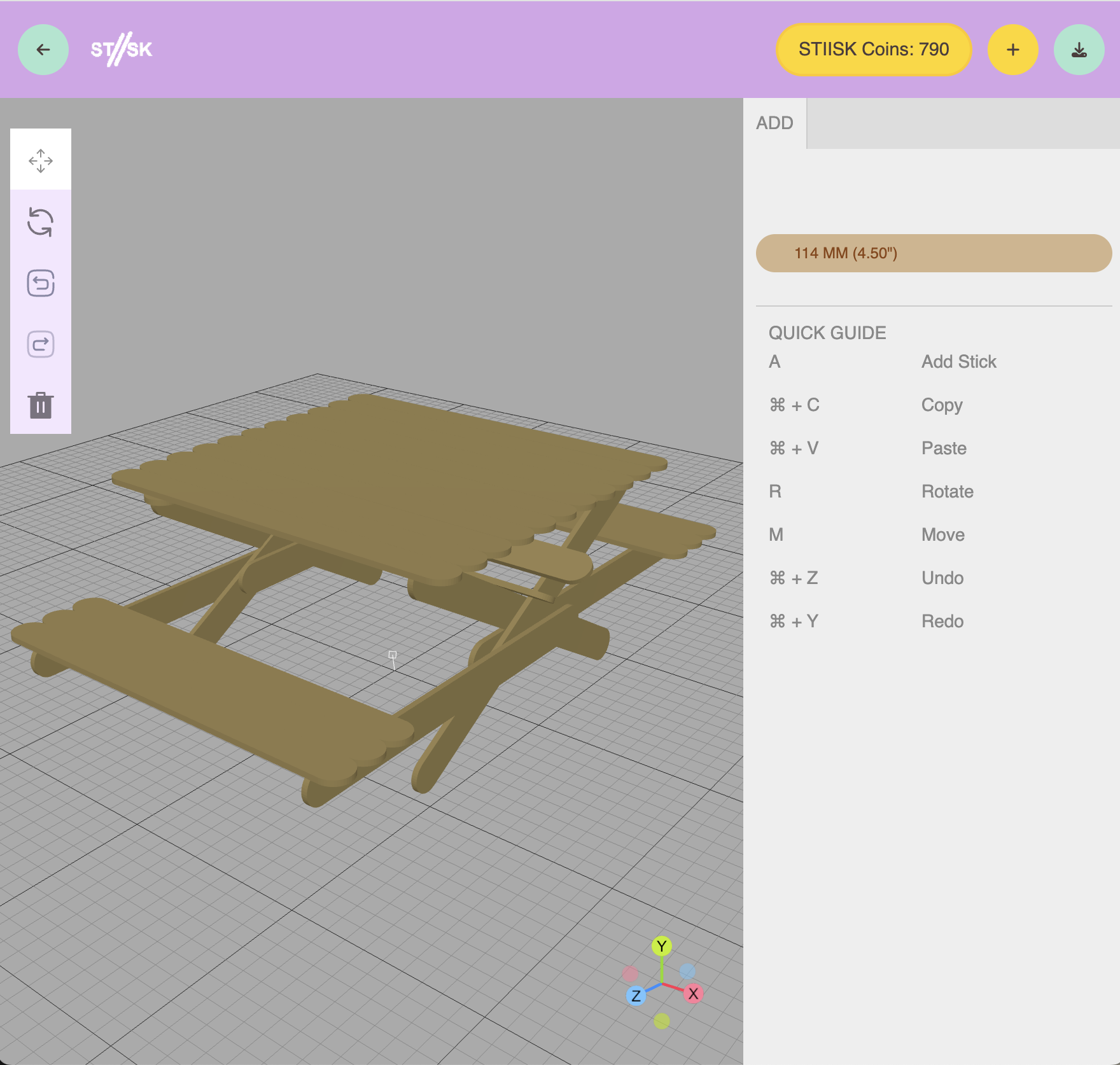 STIISK Editor Popsicle Stick